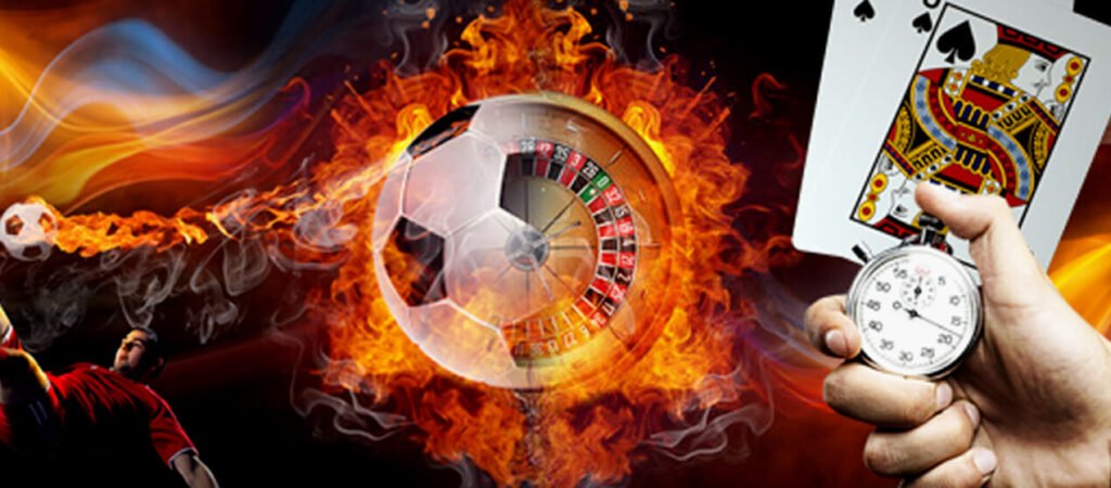A cricket and football themed entertainment panel on 7c777 game
